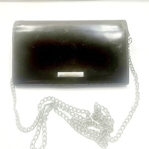 Gucci Leather Wallet On Chain
